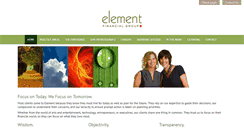 Desktop Screenshot of elementfinancialgroup.com
